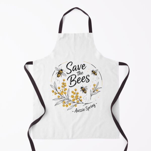 Item preview, Save the Bees Aussie Spring Wattle Blossom Bee Conservation designed and sold by Yellowriversss.