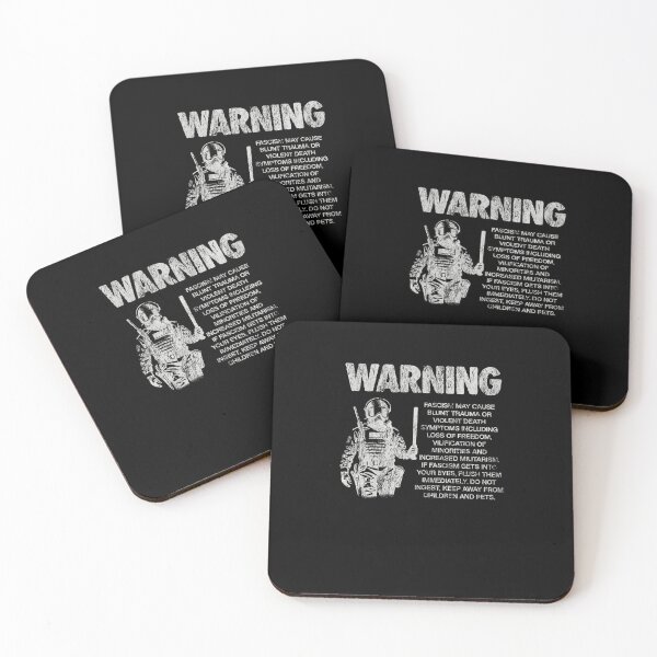 Item preview, Warning - Fascism  designed and sold by Furz183.