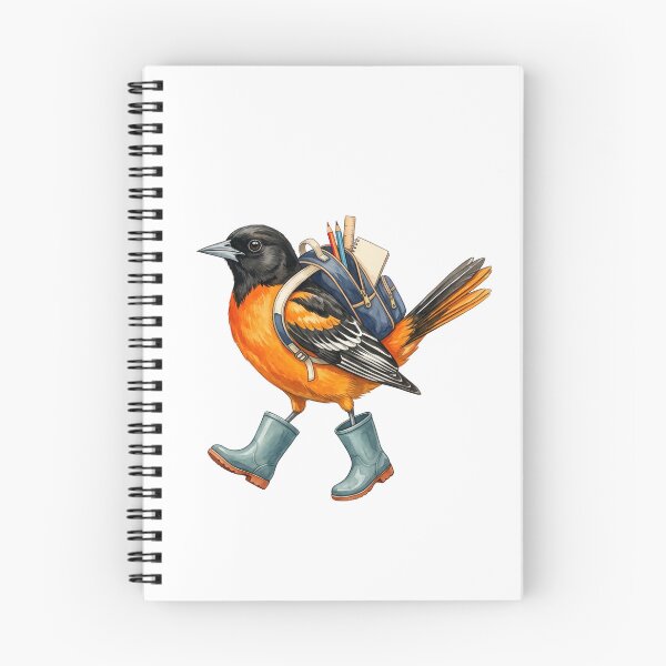Item preview, Walking Oriole Rain Boots designed and sold by Tiffany Roy.