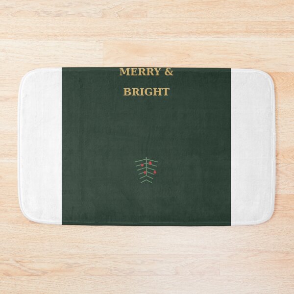 Item preview, Merry And Bright Christmas Typography designed and sold by kd2010.
