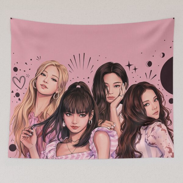 Item preview, Blackpink Original Custom Vintage Music Unique Poster Wall Art designed and sold by Cool Robot Bro..
