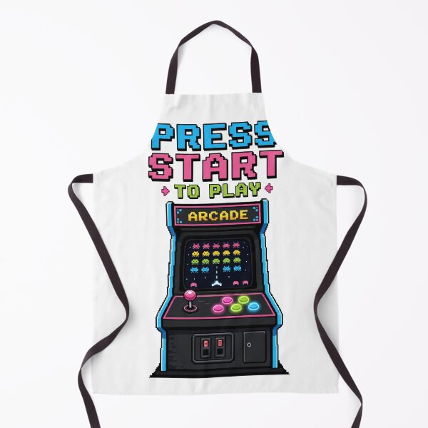 Item preview, Press Start to Play – 8-Bit Arcade Cabinet – Neon Glow Pixel Art – Retro Gamer Design designed and sold by bobscraze.