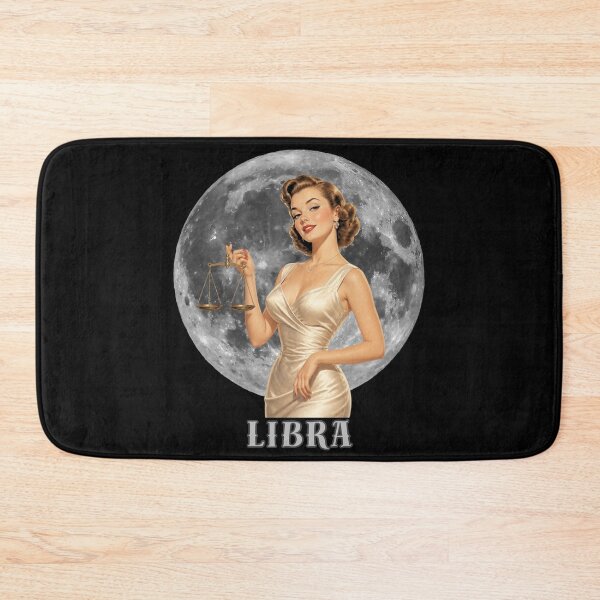 Item preview, Libra Zodiac Pin-Up – Retro Astrology Woman designed and sold by tellia-kallisto.