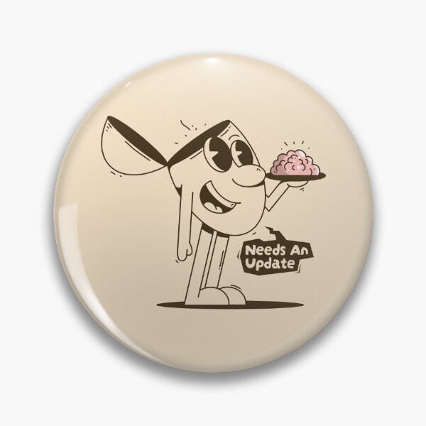 Artikelvorschau, Braucht ein Update: Lustiger Cartoon, in dem ein Gehirn Eiscreme isst entworfen und verkauft von adipra.