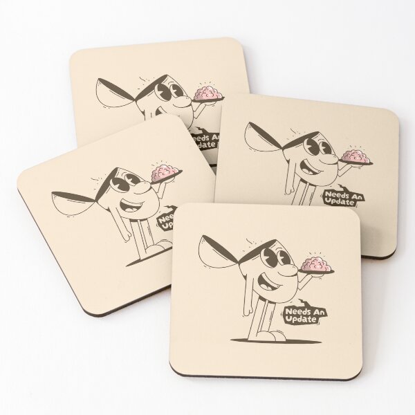 Item preview, Needs an Update Funny Brain Eating Ice Cream Cartoon designed and sold by adipra.