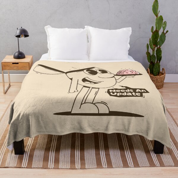 Item preview, Needs an Update Funny Brain Eating Ice Cream Cartoon designed and sold by adipra.