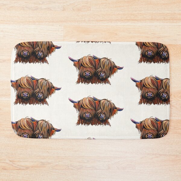 Item preview, Scottish Highland Cow PRiNT ' PALS ' by Shirley MacArthur designed and sold by Shirley MacArthur Art.