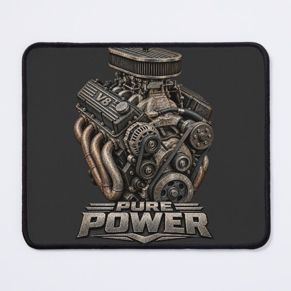 Item preview, Pure Power V8 Engine Car Enthusiast designed and sold by PrintGo26.