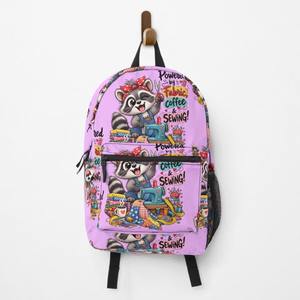 Item preview, Funny Sewing Raccoon – Cute Seamstress & Sewing Lover Design designed and sold by EverStitchStudio ★★★★★.