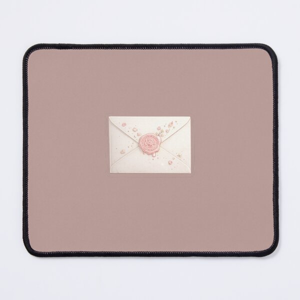 Item preview, Vintage Love Letter Envelope Sticker | Pink Rose Wax Seal | Romantic Coquette Aesthetic designed and sold by PawsAndpetalstudio.