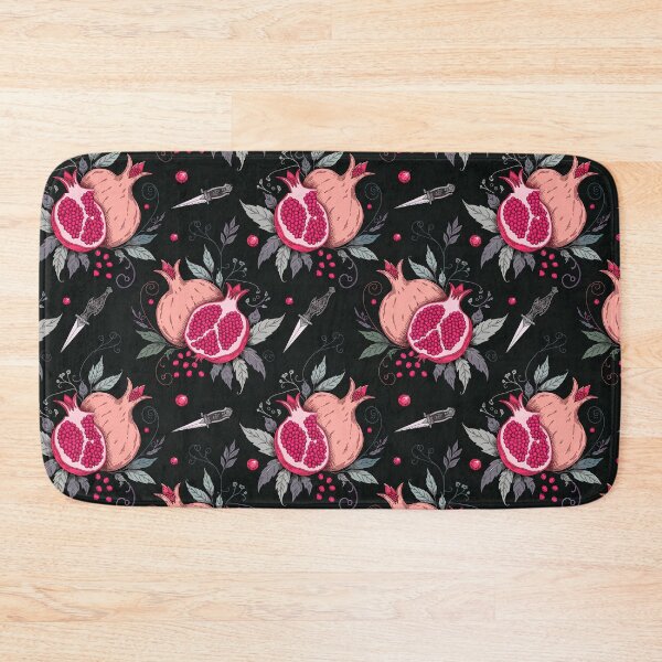 Item preview, Pomegranate Botanical Dark Pattern designed and sold by Soul Path Studio.