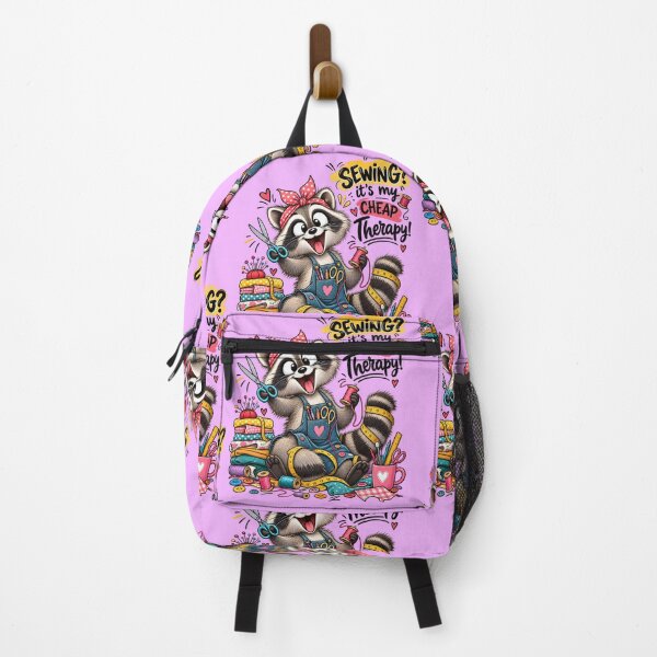Item preview, Funny Sewing Raccoon – Cute Seamstress & Sewing Lover Design designed and sold by EverStitchStudio ★★★★★.