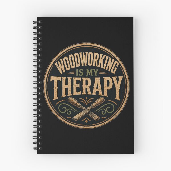 Item preview, Woodworking Is My Therapy – Funny Vintage Woodworker Design designed and sold by creativebymateo.