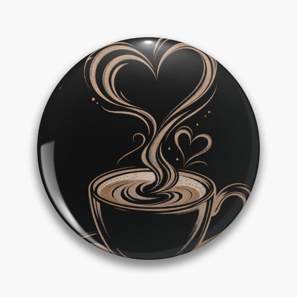 Item preview, Coffee Heart | Minimalist Beige Coffee Line Art designed and sold by CalmMandala.