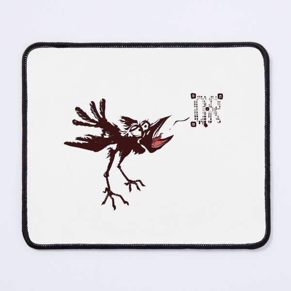Item preview, Funny Crow Scanning A QR Code designed and sold by srosemaria98.
