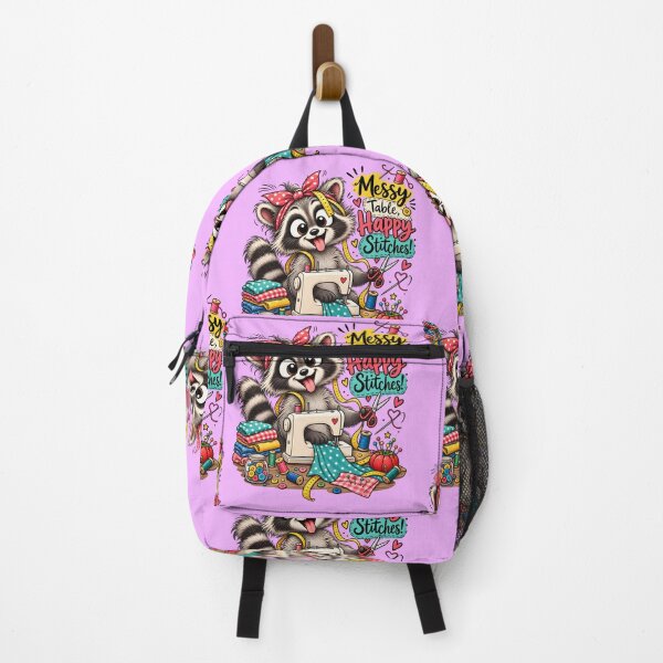 Item preview, Funny Sewing Raccoon – Cute Seamstress & Sewing Lover Design designed and sold by EverStitchStudio ★★★★★.