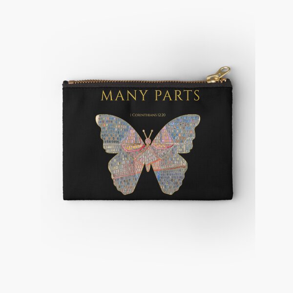 Item preview, Many Parts – 1 Corinthians 12:20 | One Body Series | Christian Butterfly Art designed and sold by KittenAndCo.