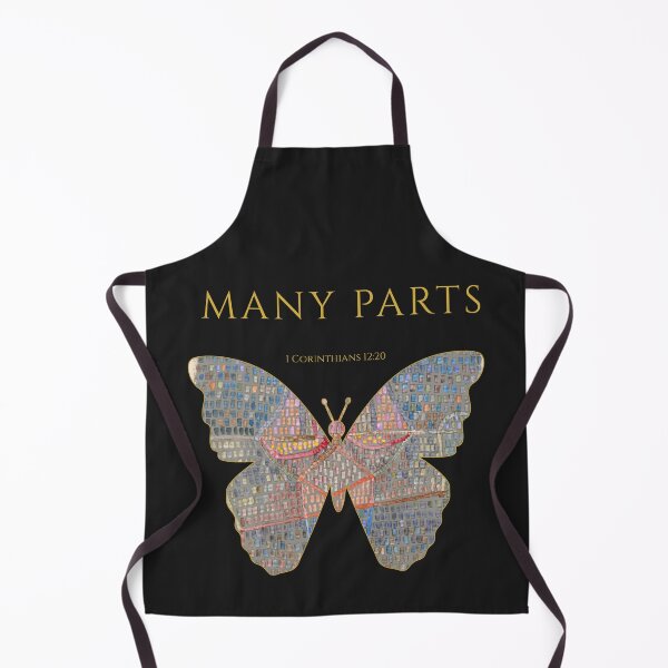 Item preview, Many Parts – 1 Corinthians 12:20 | One Body Series | Christian Butterfly Art designed and sold by KittenAndCo.