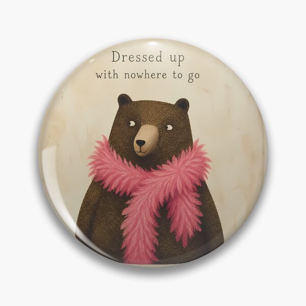 Item preview, Dressed Up With Nowhere To Go - Funny Fancy Bear designed and sold by Swizzy2vore.
