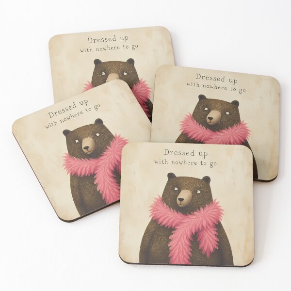 Item preview, Dressed Up With Nowhere To Go - Funny Fancy Bear designed and sold by Swizzy2vore.