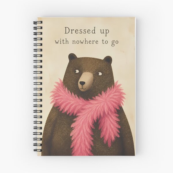 Item preview, Dressed Up With Nowhere To Go - Funny Fancy Bear designed and sold by Swizzy2vore.
