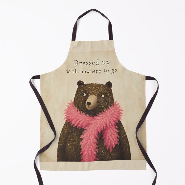 Item preview, Dressed Up With Nowhere To Go - Funny Fancy Bear designed and sold by Swizzy2vore.