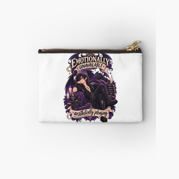 Item preview, Emotionally Unavailable Aesthetically Pleasing – Funny Dark Romantasy Chibi designed and sold by JPCuteDesign.