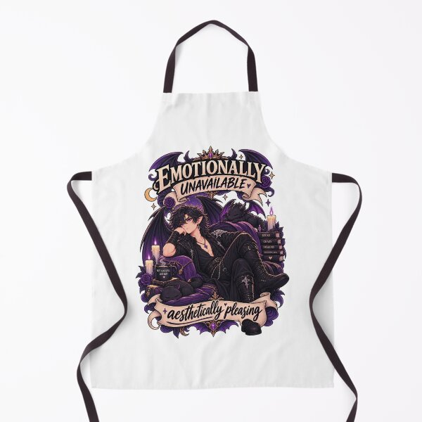 Item preview, Emotionally Unavailable Aesthetically Pleasing – Funny Dark Romantasy Chibi designed and sold by JPCuteDesign.
