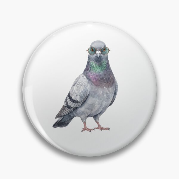 Item preview, Pigeon with Glasses designed and sold by Tiffany Roy.