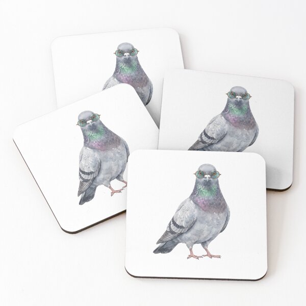 Item preview, Pigeon with Glasses designed and sold by Tiffany Roy.