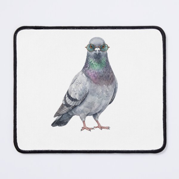 Item preview, Pigeon with Glasses designed and sold by Roy & Tiffany.