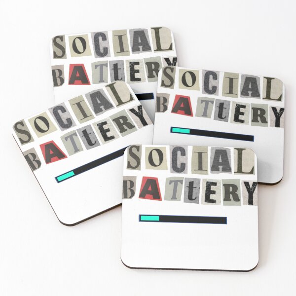 Item preview, Social Battery Under Maintenance | Relatable Introvert Humor T-Shirt designed and sold by FuzzDrive.