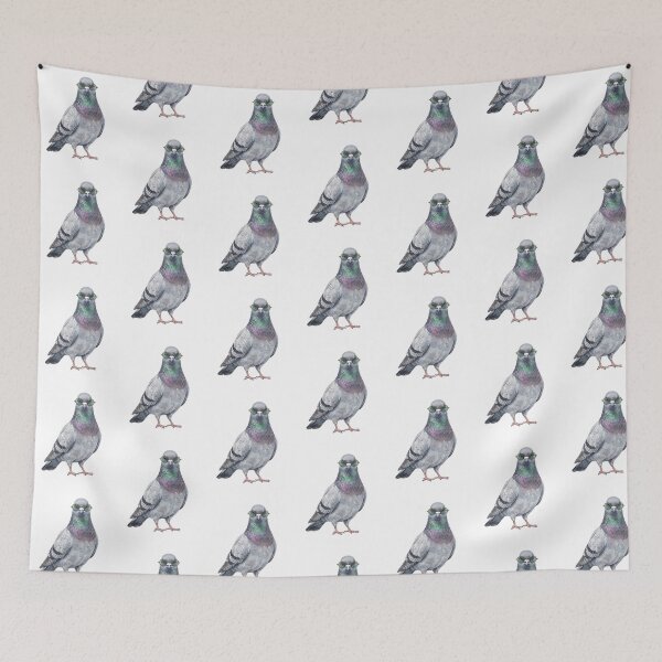 Item preview, Pigeon with Glasses designed and sold by Roy & Tiffany.