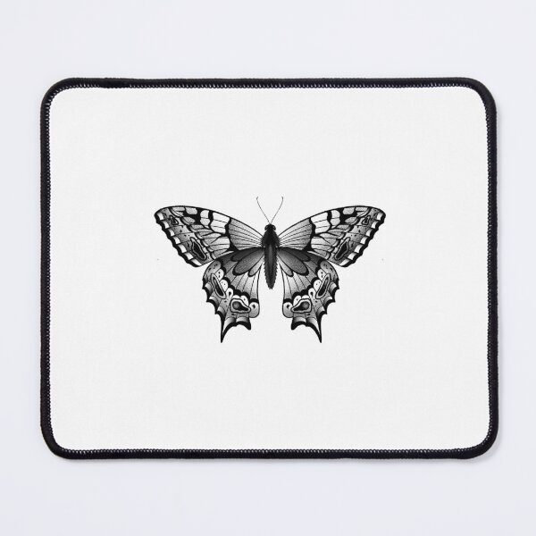Item preview, Blackwork Swallowtail Butterfly Tattoo Art designed and sold by StevieRaeStudio.