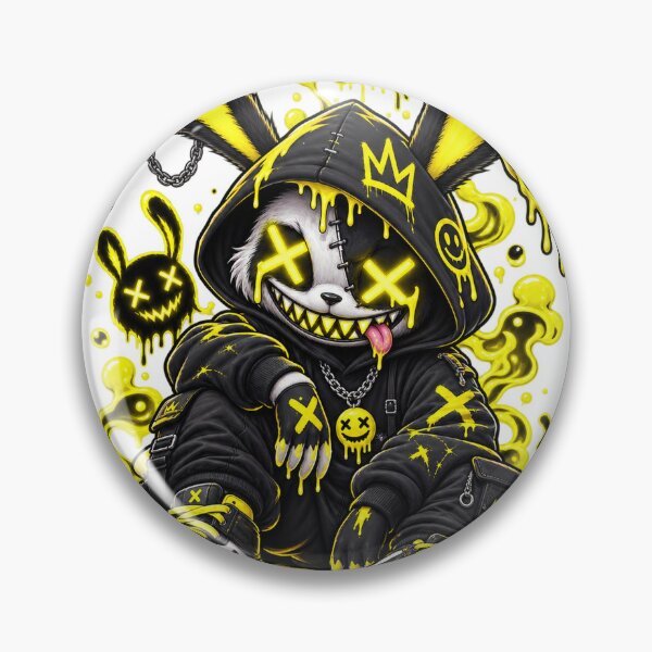 Item preview, Neon Slime Bunny Streetwear designed and sold by VYBORA Studio.