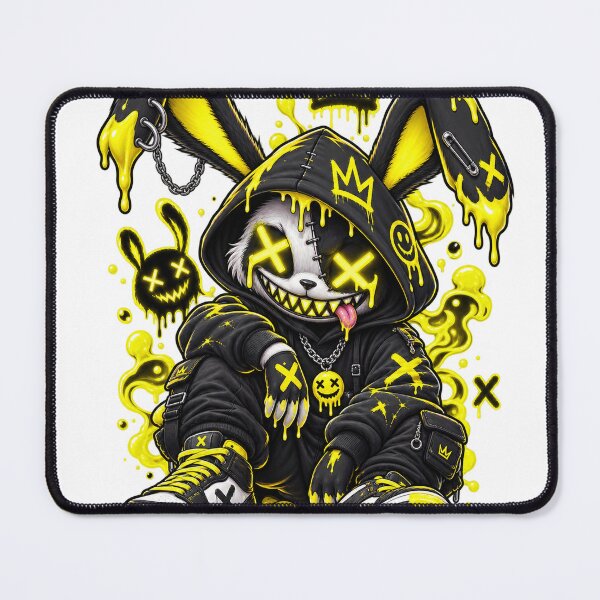 Item preview, Neon Slime Bunny Streetwear designed and sold by VYBORA Studio.