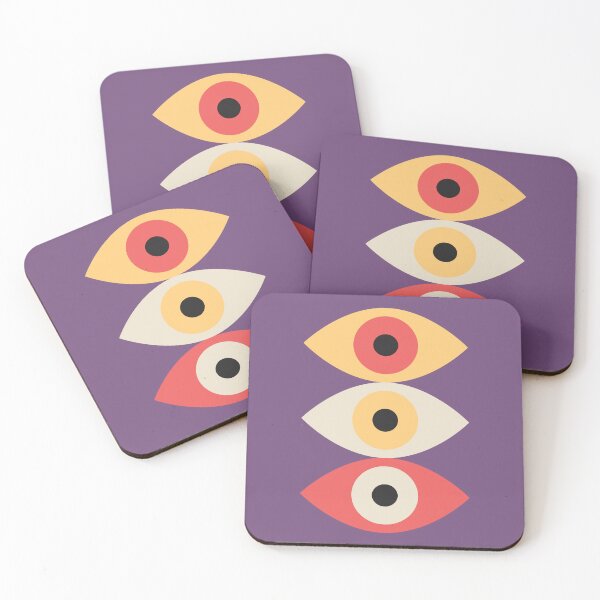 Item preview, Bauhaus Three Eyes Geometric Abstract Modernist Art designed and sold by Volt Junkies.