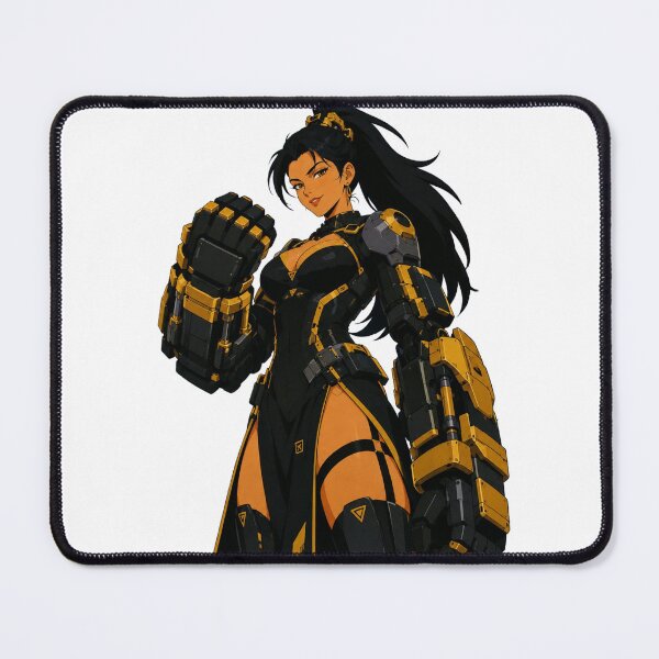 Item preview, Armored Warrior Pin-Up – Retro Sci-Fi Cartoon designed and sold by Hollow Moon Studios..