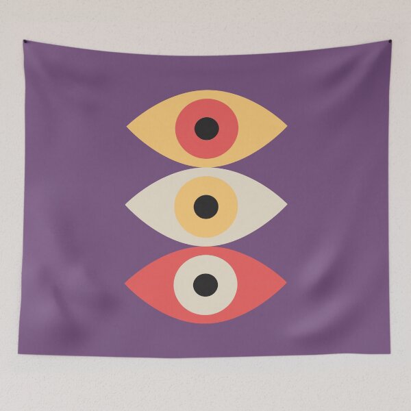 Item preview, Bauhaus Three Eyes Geometric Abstract Modernist Art designed and sold by Volt Junkies.