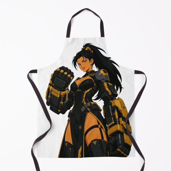 Item preview, Armored Warrior Pin-Up – Retro Sci-Fi Cartoon designed and sold by  Hollow Moon Studios..