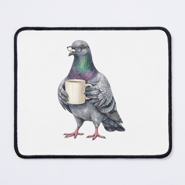 Item preview, Coffee Break Pigeon designed and sold by Tiffany Roy.