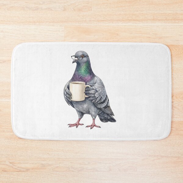 Item preview, Coffee Break Pigeon designed and sold by Roy & Tiffany.