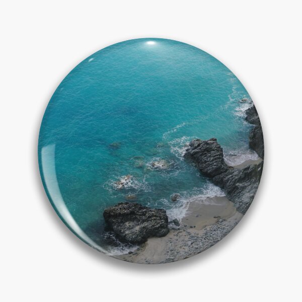 Item preview, Ocean Whispers: Aerial Coastal Pebble Beach and Cliffs designed and sold by Cyal02.