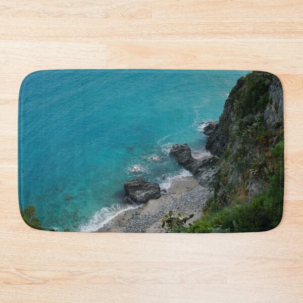 Item preview, Ocean Whispers: Aerial Coastal Pebble Beach and Cliffs designed and sold by Cyal02.
