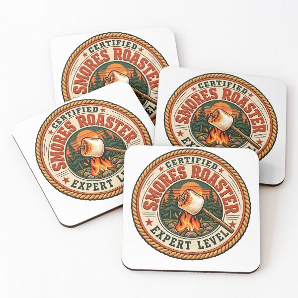 Item preview, Certified Smores Roaster Badge Funny Camping Patch S'mores Marshmallow designed and sold by ZIGLWORKS.