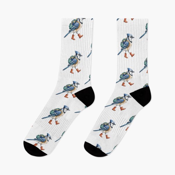 Item preview, Blue Jay Orange Boots designed and sold by Roy & Tiffany.