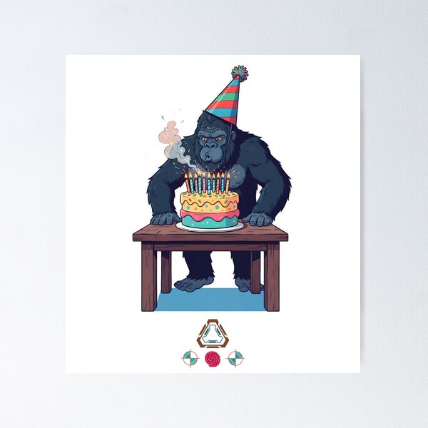 Item preview, Bigfoot Birthday Party - Funny Sasquatch Making a Wish T-ShirtT-Shirt designed and sold by Whimsy Trail Co.