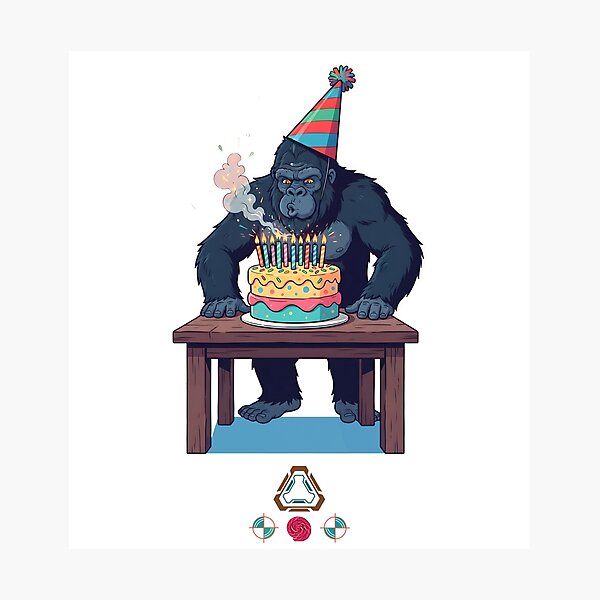 Item preview, Bigfoot Birthday Party - Funny Sasquatch Making a Wish T-ShirtT-Shirt designed and sold by Whimsy Trail Co.