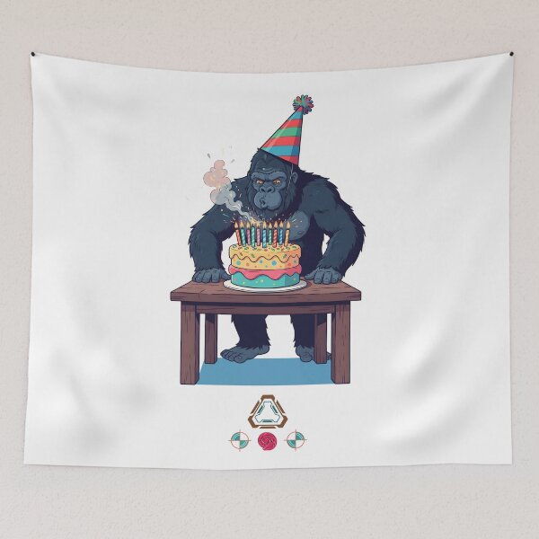 Item preview, Bigfoot Birthday Party - Funny Sasquatch Making a Wish T-ShirtT-Shirt designed and sold by Whimsy Trail Co.