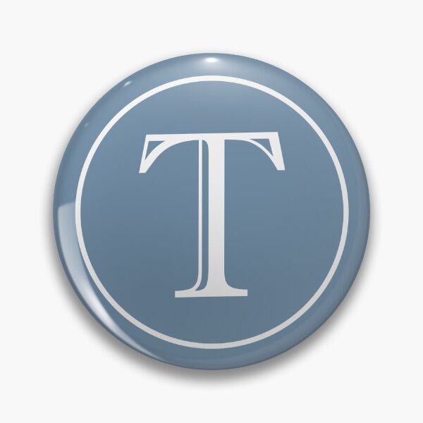 Item preview, Initial Letter T Classic Circle designed and sold by Jeallan Designs.